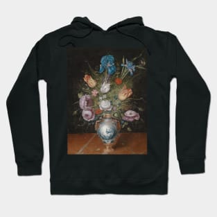 A Bouquet Of Flowers With Tulips by Peter Binoit Hoodie